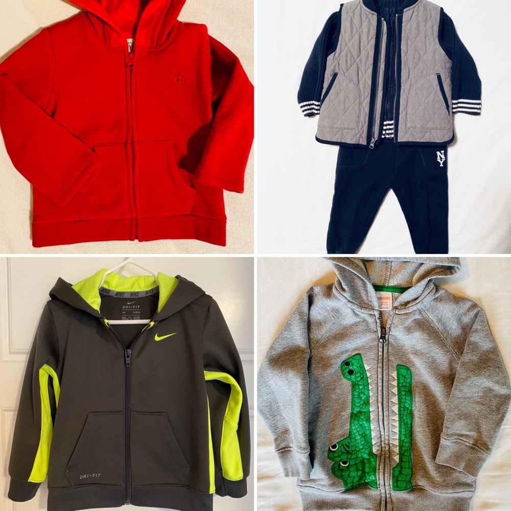 18-24 Mo. 4 Sweaters, Vest & Joggers